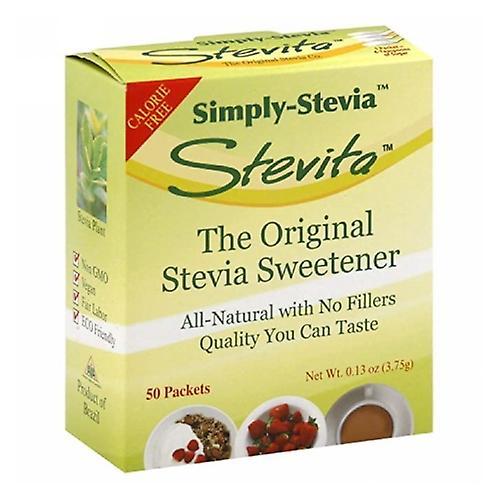 Stevita Simply Stevia Sweetener, 50 pkts (Pack of 1)