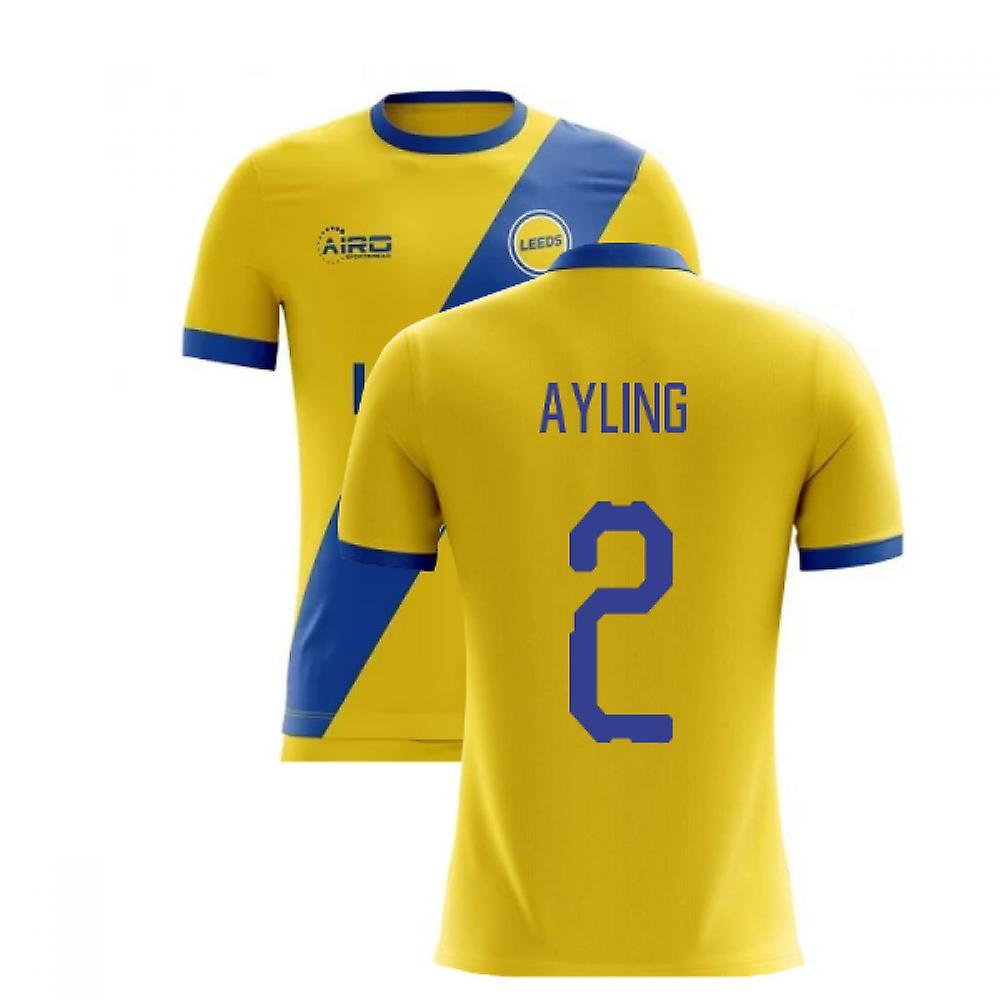 Airo Sportswear 2023-2024 Leeds Away Concept Football Shirt (Ayling 2) Yellow Adult 5XL - 58-60 inch (160-172cm)