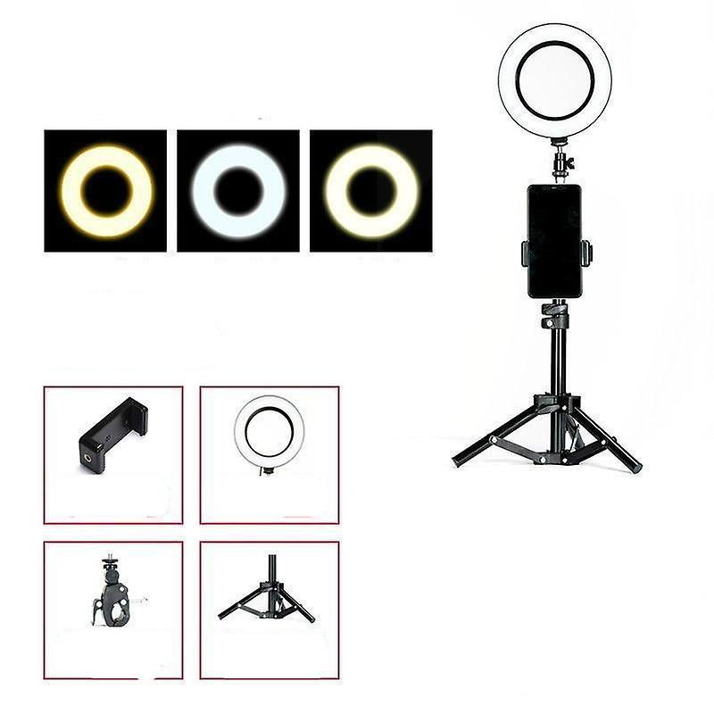 Slowmoose Led-selfie Ring-light With Stand For Smartphone 75cm tripod set