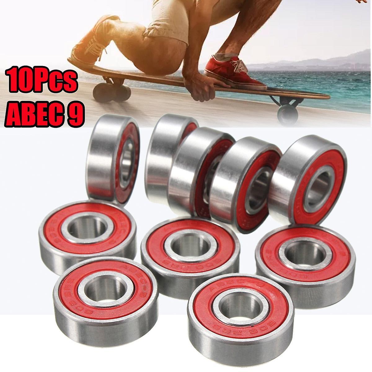 Slowmoose Abec-9/608/2rs Inline Roller, Skate, Anti-rust Skateboard Wheel Bearings