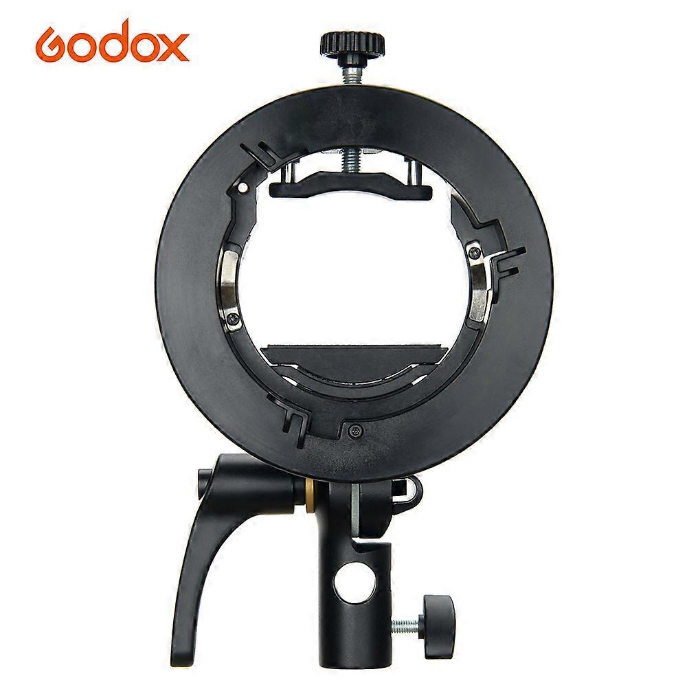 Redkid Godox S2 Portable Flash S-type Holder Speedlite Bracket with Bowens Mount for Godox V1 Serie V860II Series TT350 Series AD400Pro