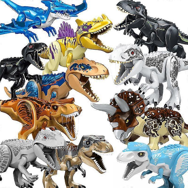 Tinor Assembled Building Blocks Toys Dinosaur World Tyrannosaurus Children Animal Model Bricks Toy