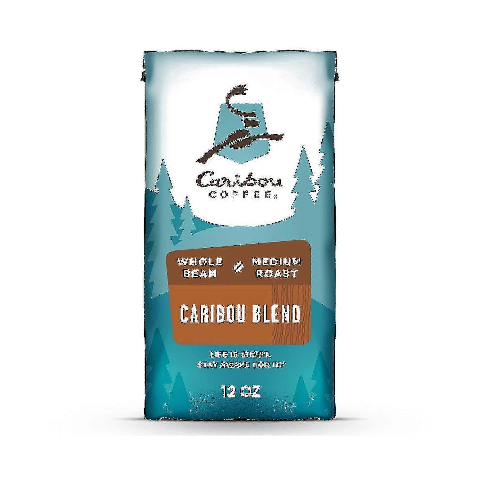 Caribou Coffee Caribou Blend Medium Roast Whole Bean Coffee, 12 Oz