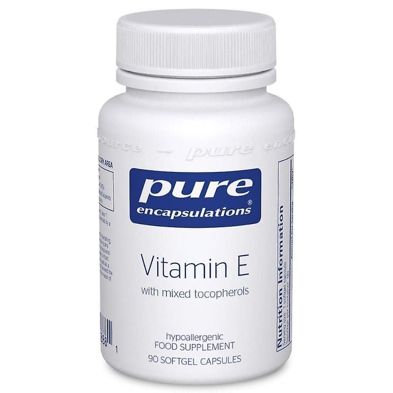 Pure Encapsulations Vitamin E (mixed tocopherols) Capsules 90