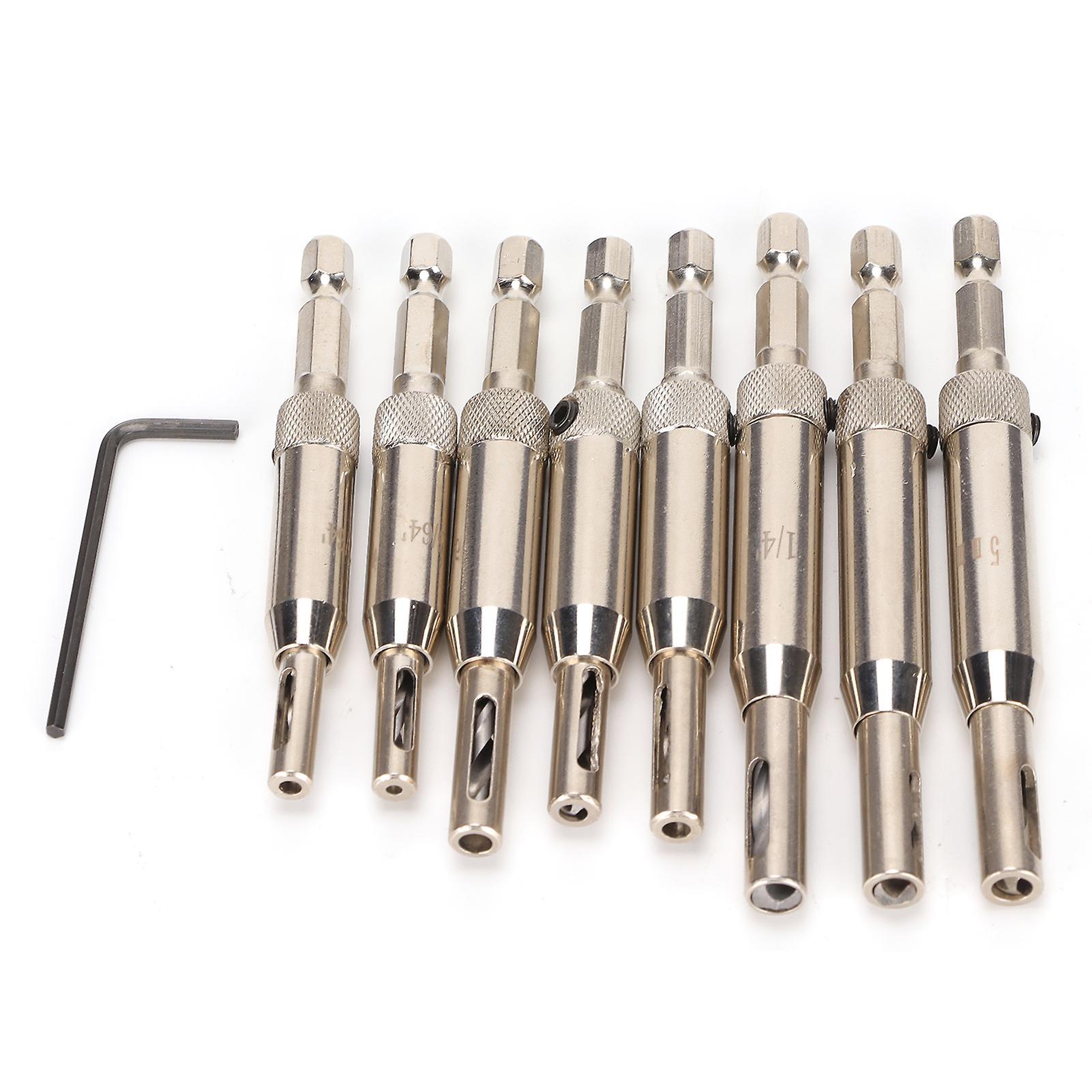 Hinge Drill Bit Set High Speed Steel Hinge Tapper Core Drill for Woodworking