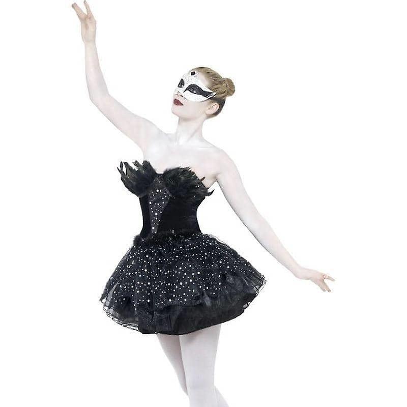 Smiffys Gothic Swan Masquerade Costume Adult Black 27313m Small