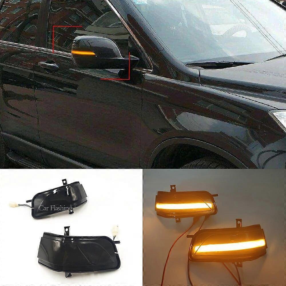 Lahdek 1Pair LED Dynamic Turn Signal Indicator Blinker Lamp For Honda CRV CR-V 2007-2011 Crosstour 2012-2016 Side Rearview Mirror Light