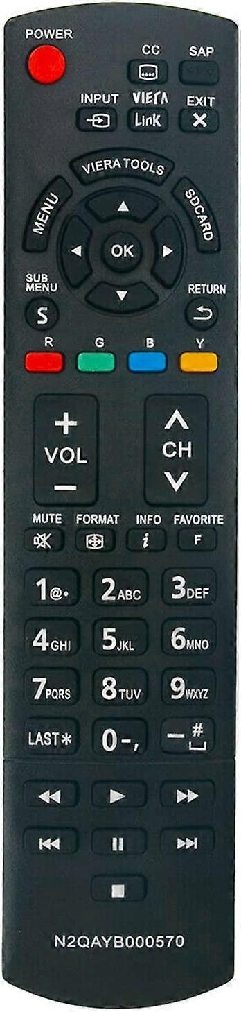 Yuysan N2QAYB000570 Remote control for Panasonic TV TC-L32E3