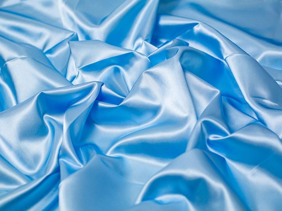 Minerva Core Range Acetate Satin Fabric Sky Blue