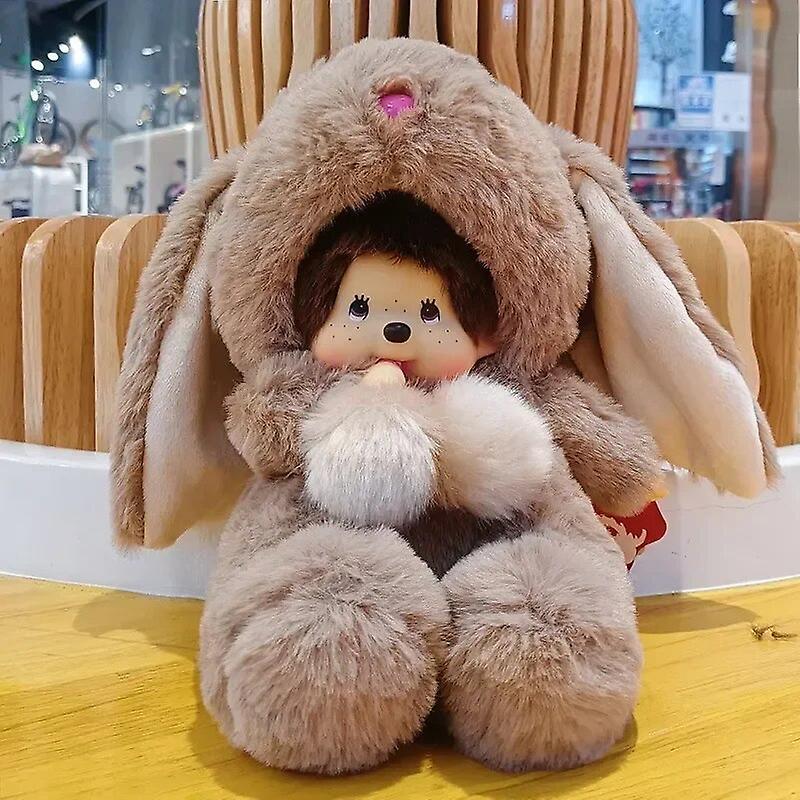 Begleri Seated Stitch Drag Plush Doll Monchhichi Plush Drag Two-tone Thumper Cute Plush Ornament Lotso Kawaii Drag Kids Toys 20cm A37