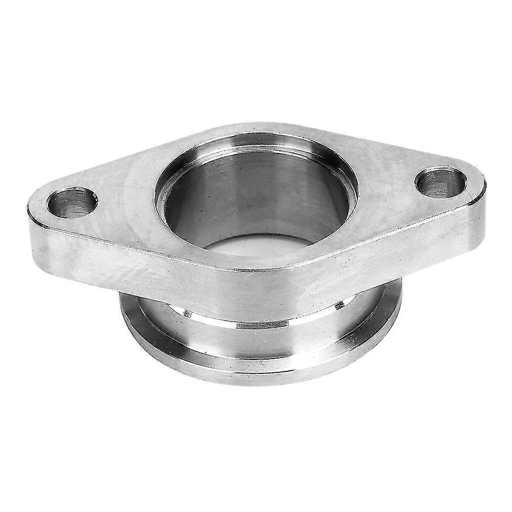 Unbrand SS304 Stainless Steel 1.5in 2 Bolt to MVS VBand Wastegate Adapter Flange