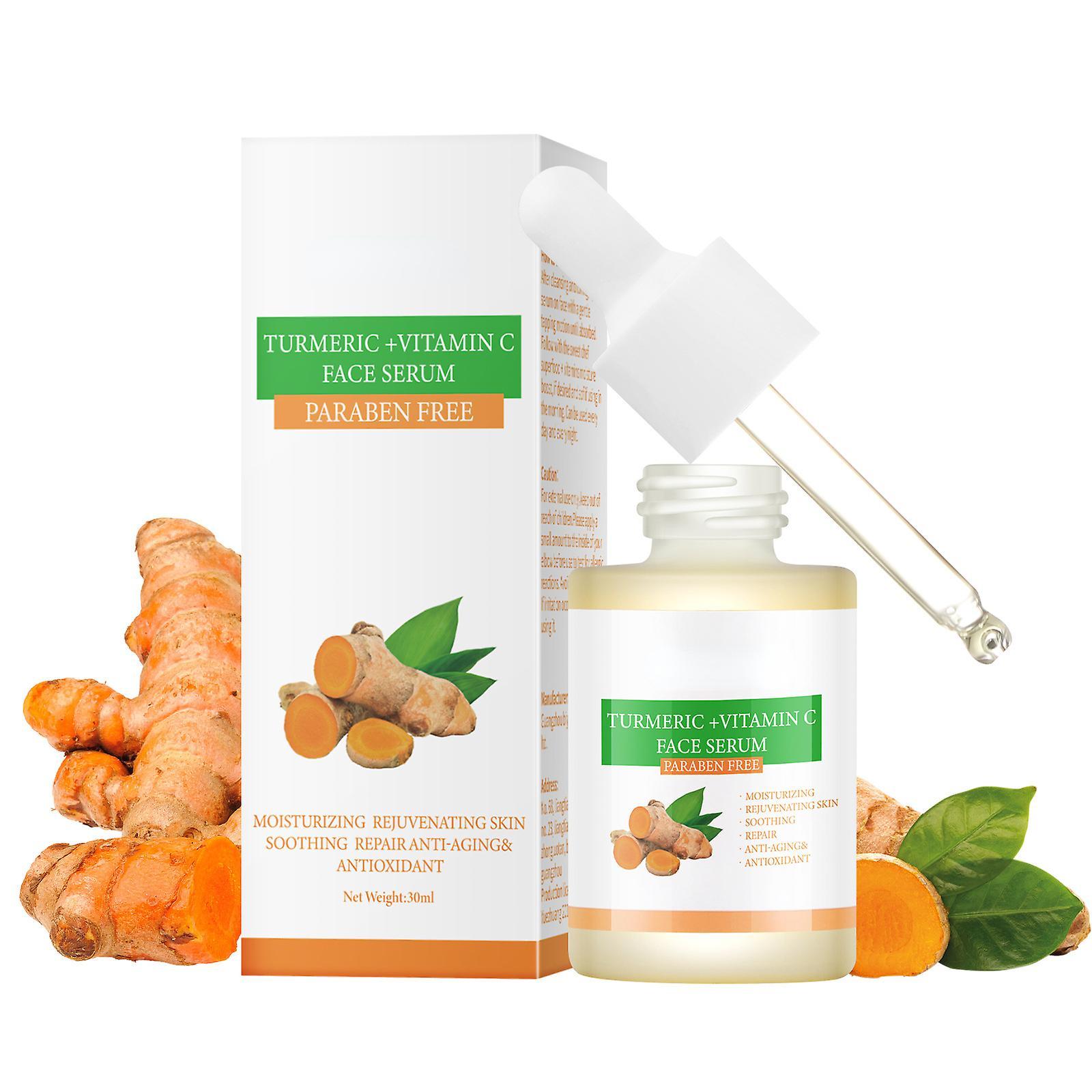 Frusde Turmeric Dark Spot Corrector Serum, Turmeric And Vitamin C Serum For Face Dark Spot, Correcting Glow Serum Dark Spot Remover For Face Tumeri...