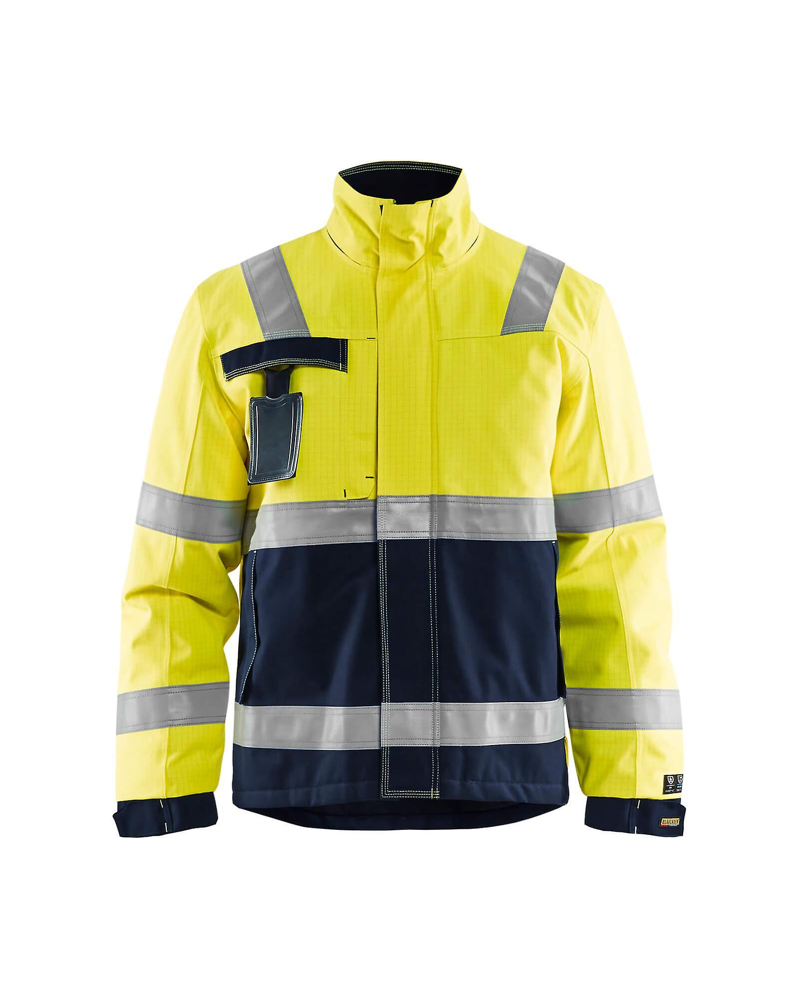 Blaklader 4068 multinorm winter jacket - mens (40681530) Yellow/navy blue L