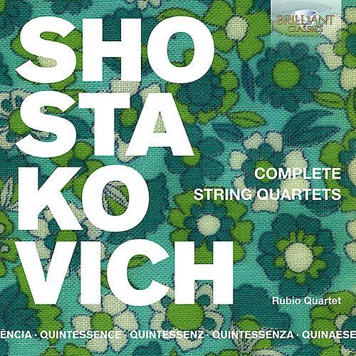 Brilliant Classics Shostakovich / Rubio Quartet - Complete String Quartets  [COMPACT DISCS] Boxed Set USA import