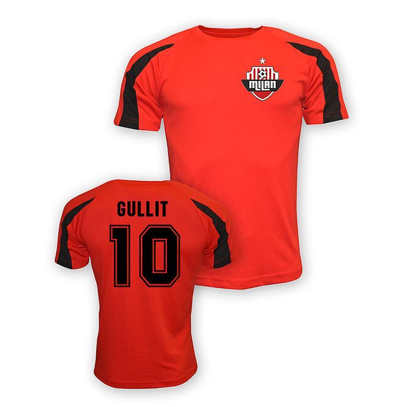 Gildan Ruud Gullit Ac Milan Sports Training Jersey (red) - Kids MB (7-8 Years)