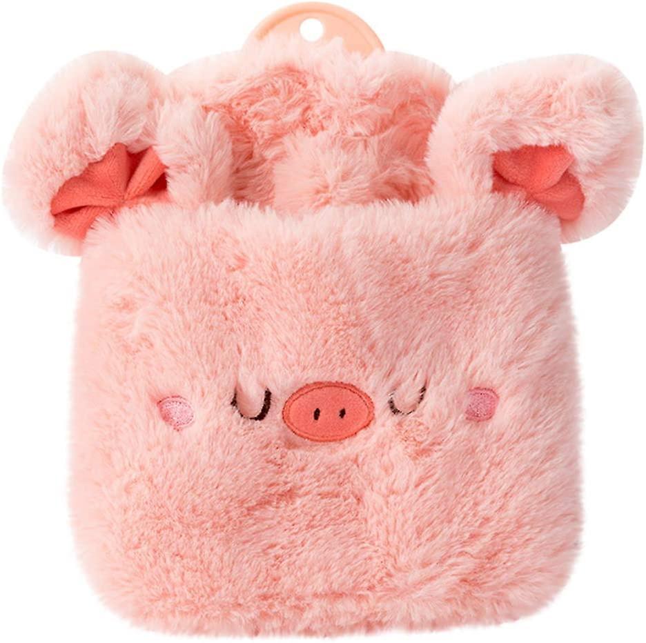 Heytea Rubber Hot Water Bottles Pain Relief with Cute Faux Fur Cover