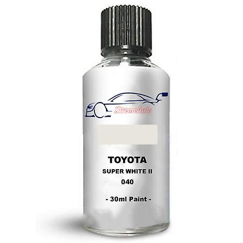 Auto Car Specialist Touch up paint for toyota c-hr super white ii 040 stone chip brush scrape