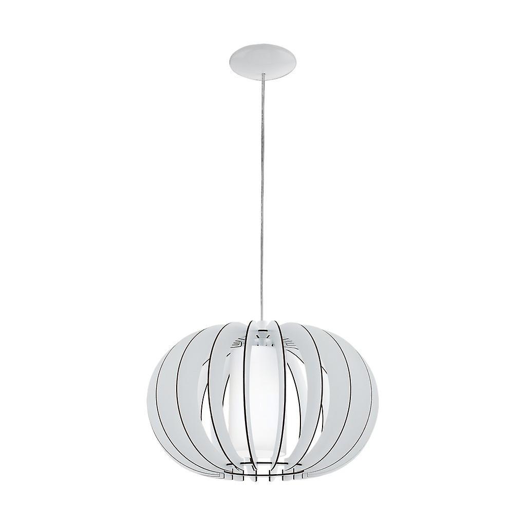 Eglo Lighting Stellato 1 Light Spherical Ceiling Pendant White, E27