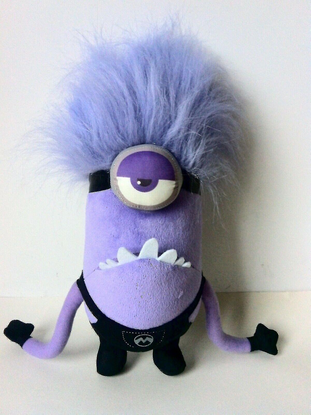 Elciaicle Minions Collection Despicable Me Purple Plush Toy Doll G One-eyes