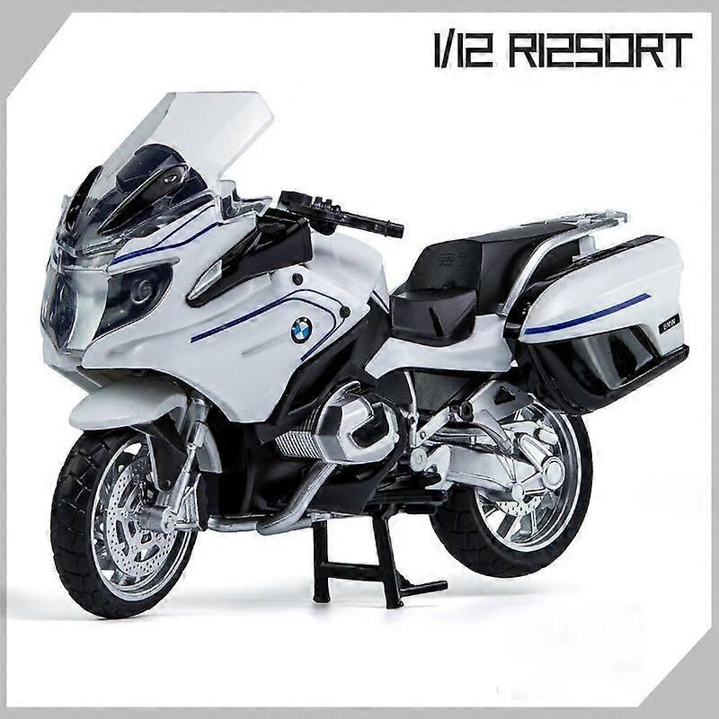 1:12  R1250RT-P Police Diecast Motorcycle Model Toy Replica With Sound & Light birthday gift christmas gift Collection bike Toy Motorcycles White n...