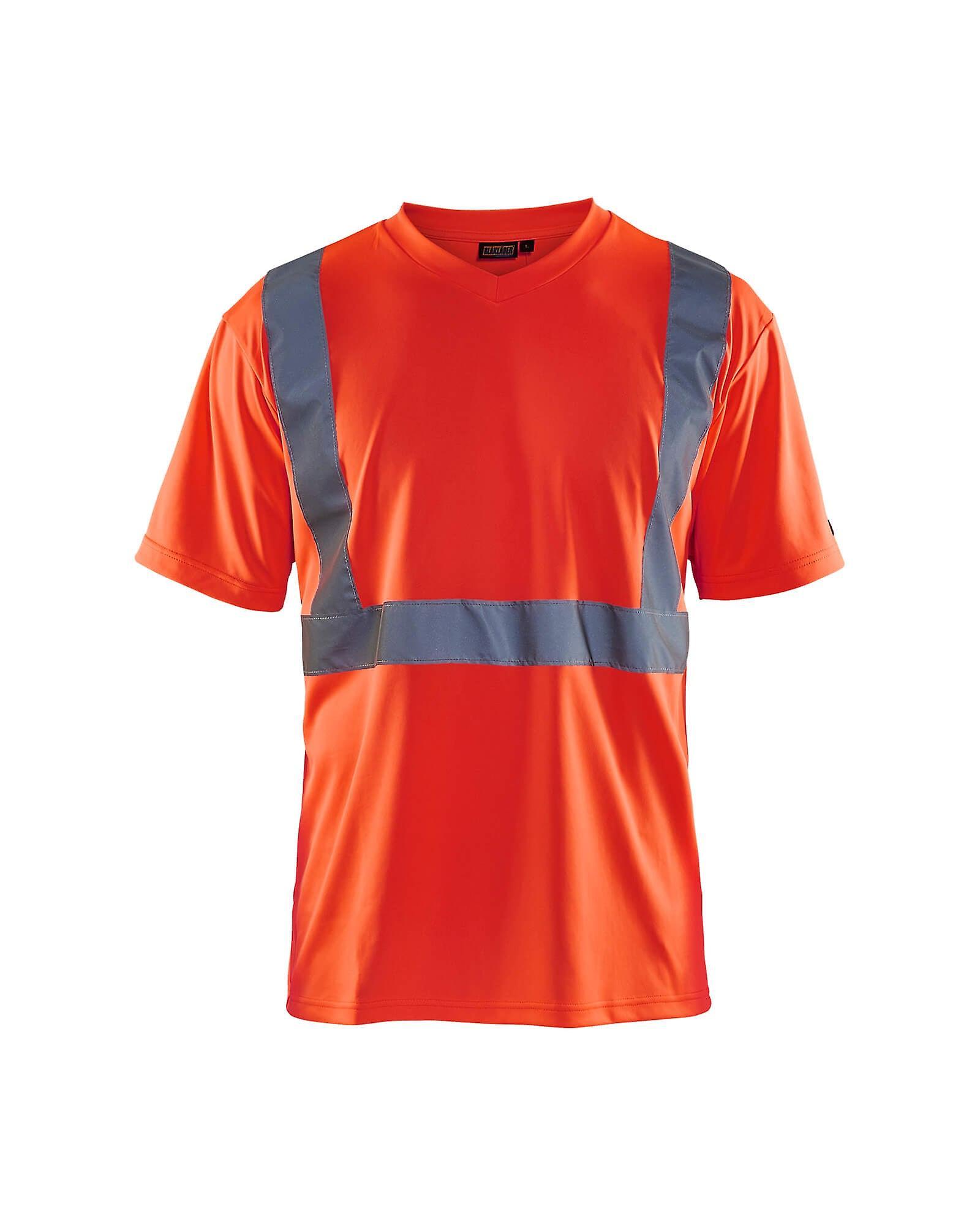 Blaklader 3313 hi-vis work t-shirt - mens (33131009) Hi-vis red S