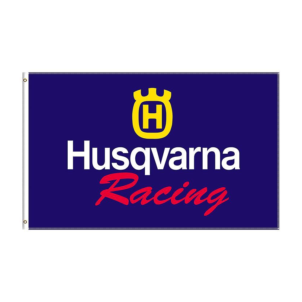 Bolongking 3x5 Ft Sweden Husqvarna Flag Polyester Printed Racing Car For Decor A 90x150cm