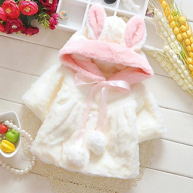 Slowmoose Baby Winter Clothes, Cute Fleece Fur Coat 24M