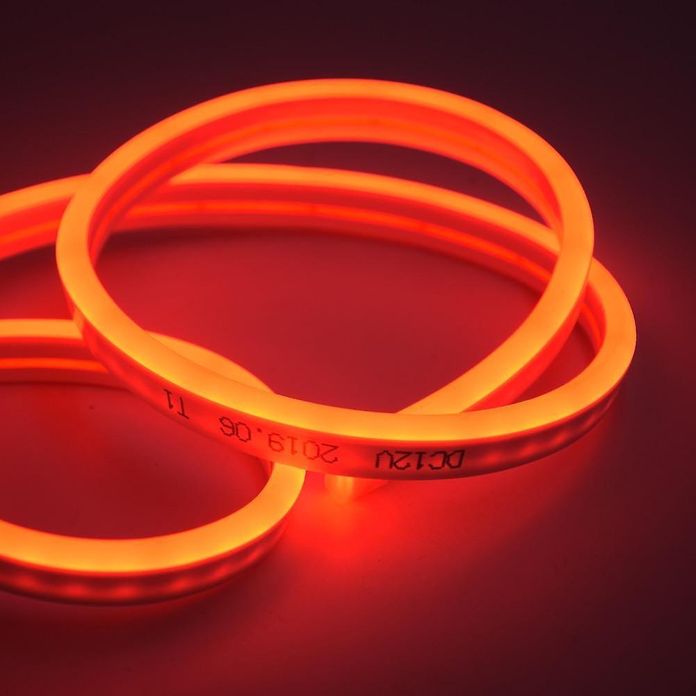 GreenZech Diy christmas holiday decoration flexible led strip 6mm narrow neon light Red 3m