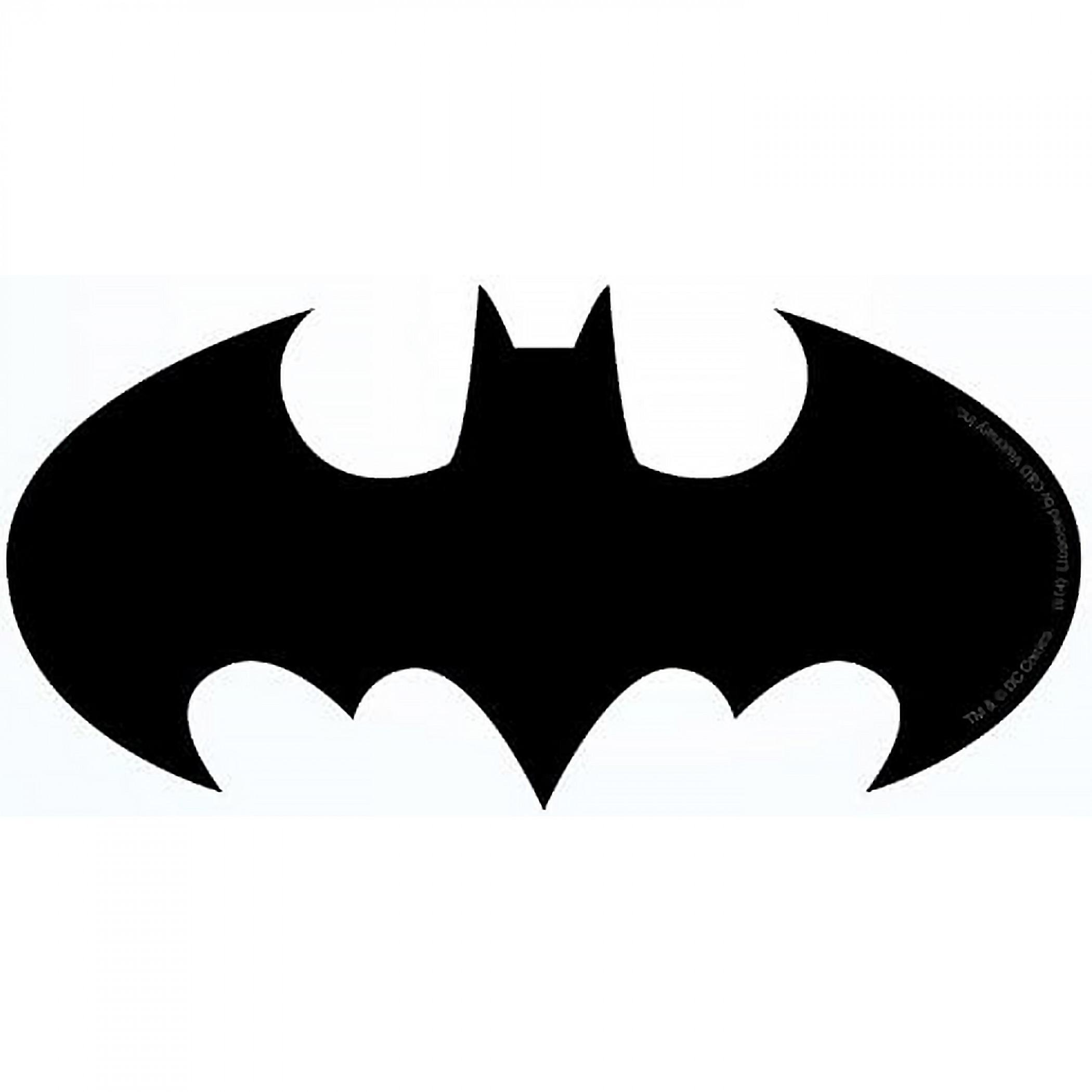 DC Comics Batman Classic 90's Logo Sticker Black