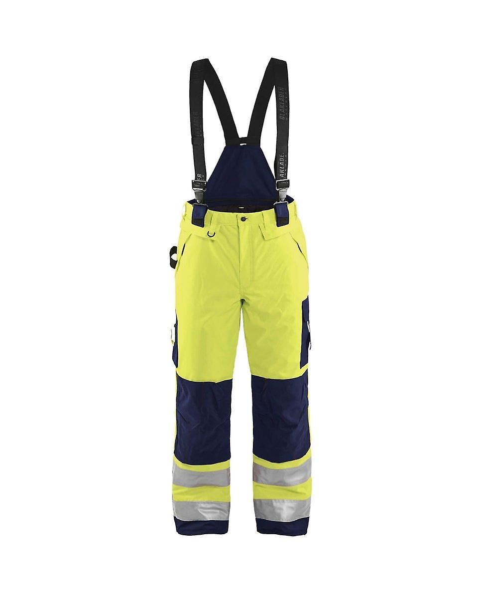 Blaklader 1885 hi-vis winter trousers - mens (18851900) Yellow/navy blue