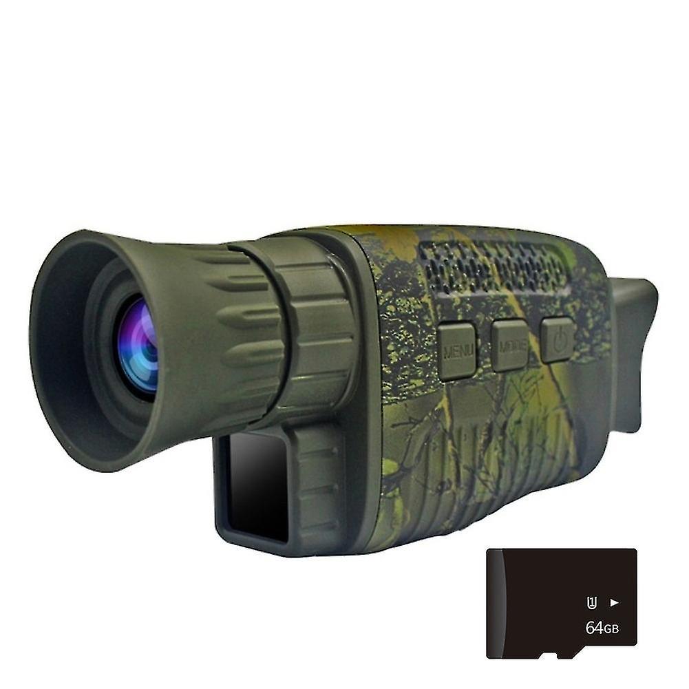 Hcankcan Thermal Imager 5x Digital Night Monocular Zoom Infrared Hunting Telescope Camping Camera Full Dark 300m Outdoor New2023