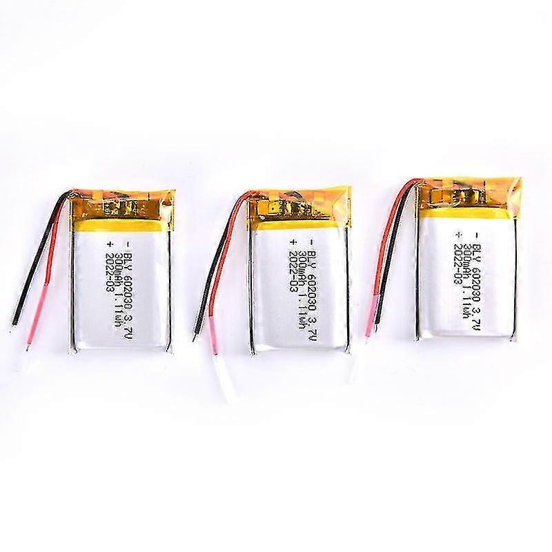 Sanne 3.7v 300mah Li-ion Battery 602030 Lithium Polymer Rechargeable Battery