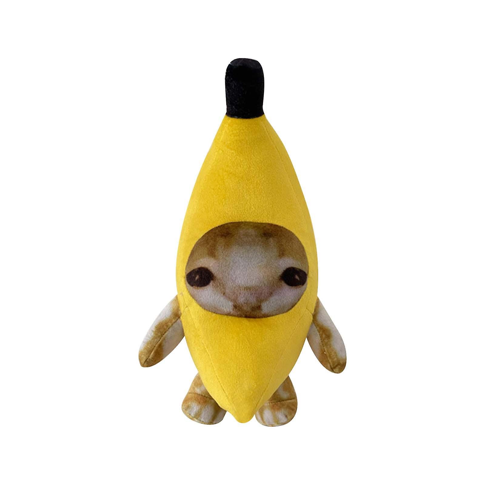 Kakanwo Printed Plush Banana Catt Funny Wow Called Happy Catt Sound Doll Children'S Toys A One Size