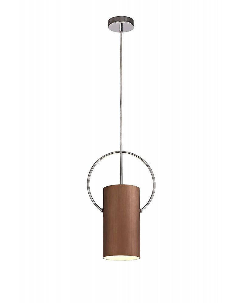 Volani Lucia Single Pendant, 1 X E27, Coffee/polished Chrome