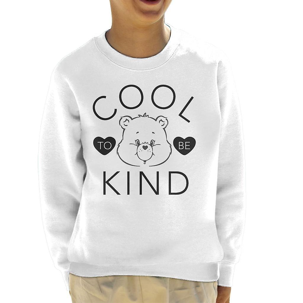 Care Bears Tenderheart Bear Cool To Be Kind Kid's Sweatshirt White Medium (7-8 yrs)