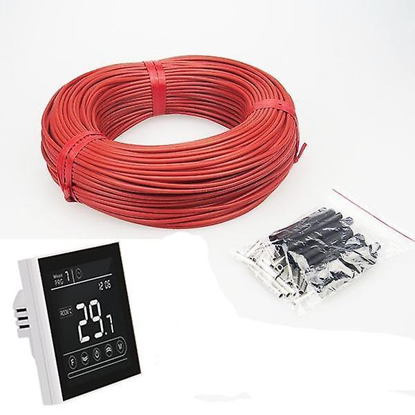 Slowmoose Red Silicone Rubber Far Infrared Warm - Carbon Fiber Heating Cable 100m MK70GB WiFi