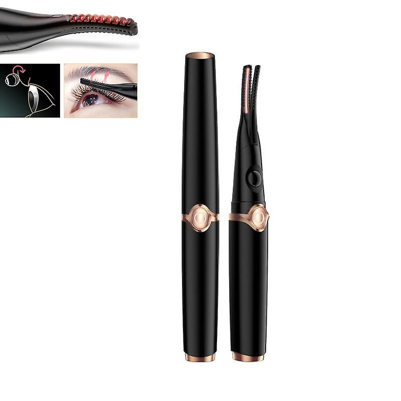 Wiuo Electric Heating Eyelash Curler Usb Rechargeable Makeup Heating Electric Eyelash Curling Device Electric Eyelash Curler