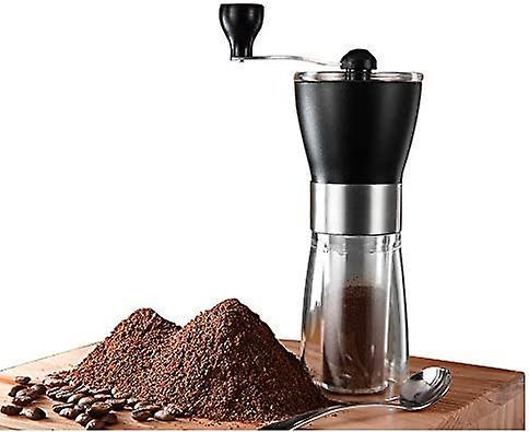 Ersam Manual Coffee Grinder , Hand Portable Bean Mill Stainless Steel Handle Adjustable Ceramic Burr Assembly