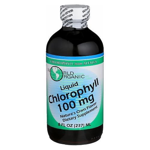 World Organics Chlorophyll, 100 mg, Liquid 8 FL Oz (Pack Of 1)