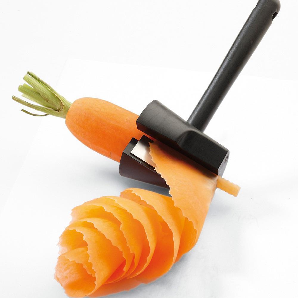 Flye Fruit Vegetable Cooking Kitchen Carving Roll Tools Black