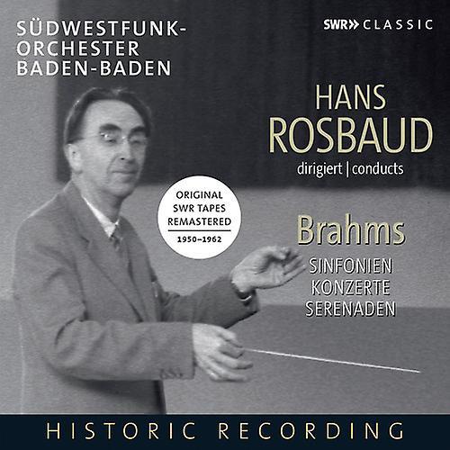 Swrmusic Brahms / Anda / Gieseking - Hans Rosbaud Conducts Brahms  [COMPACT DISCS] USA import