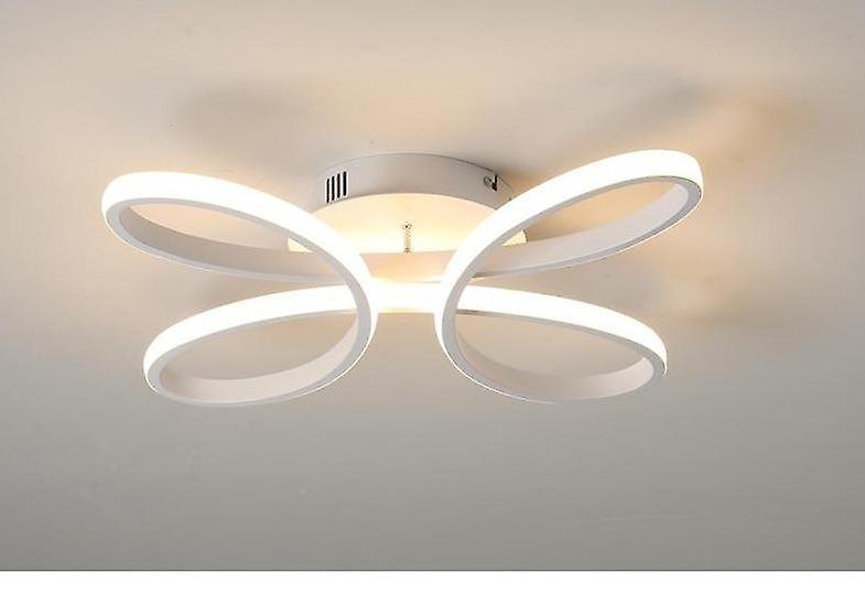 Slowmoose Modern Led Chandelier Lighting For Living-room /bedroom, Indoor Lamp White color D55xH10CM / Brightness dimmabl