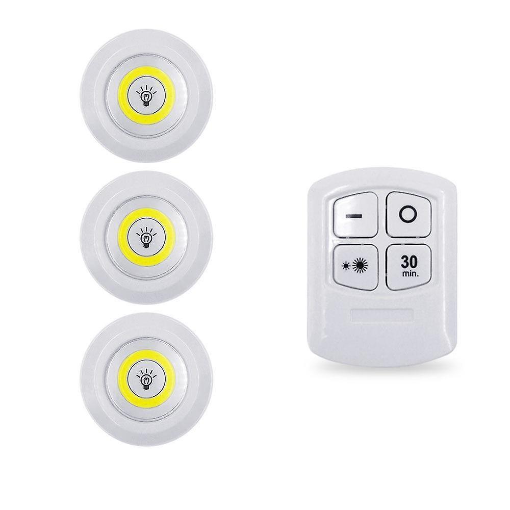 Slowmoose 5w Led Wardrobe Light Adjustable Remote Control - Lamp For Stairs  / Kitchen / Cold White 1 remote 3light