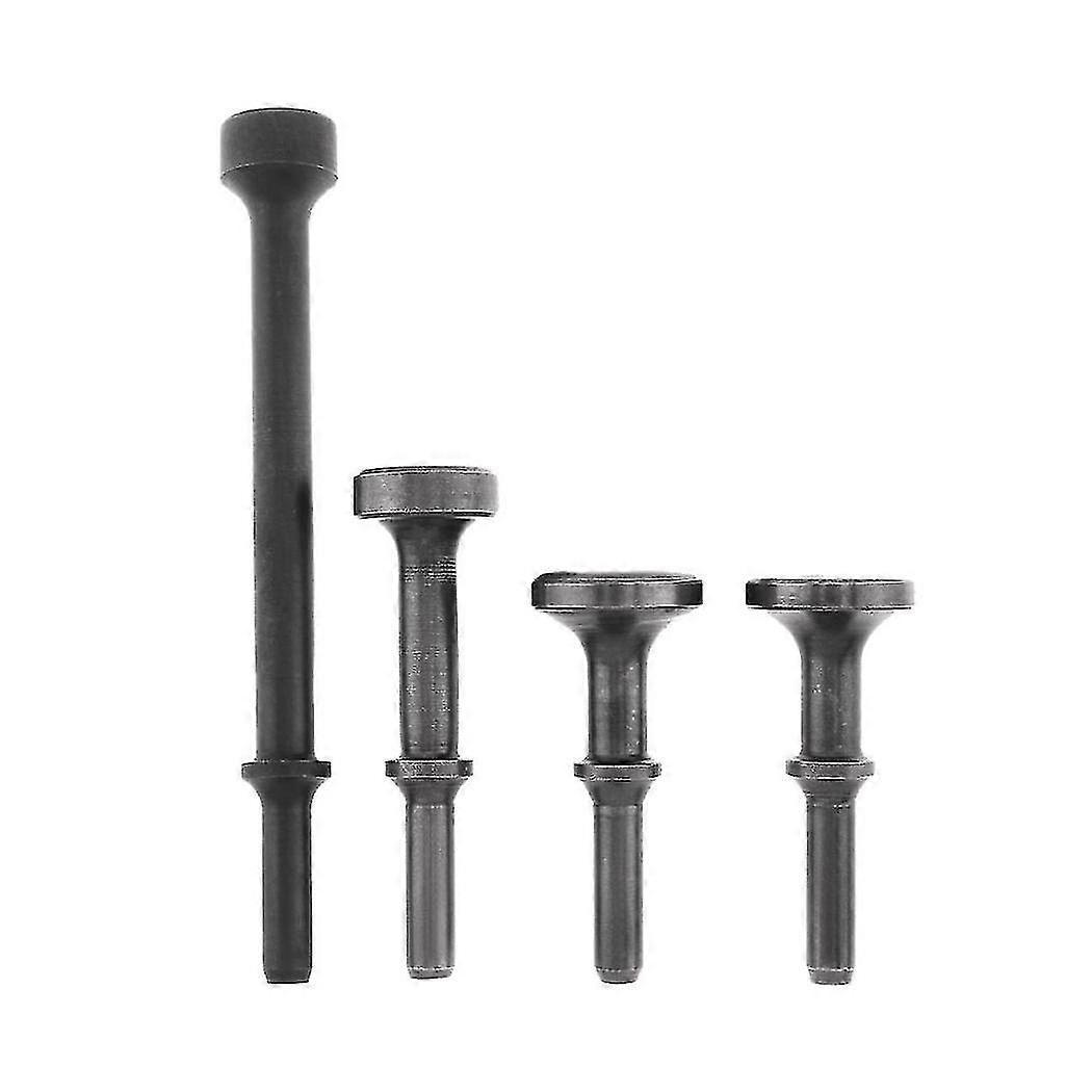 Elrachen 4pc Air Hammer Head Air Chisel Hard Steel Solid Impact Hammer Head Support Pneumatic Tool fit for Knock