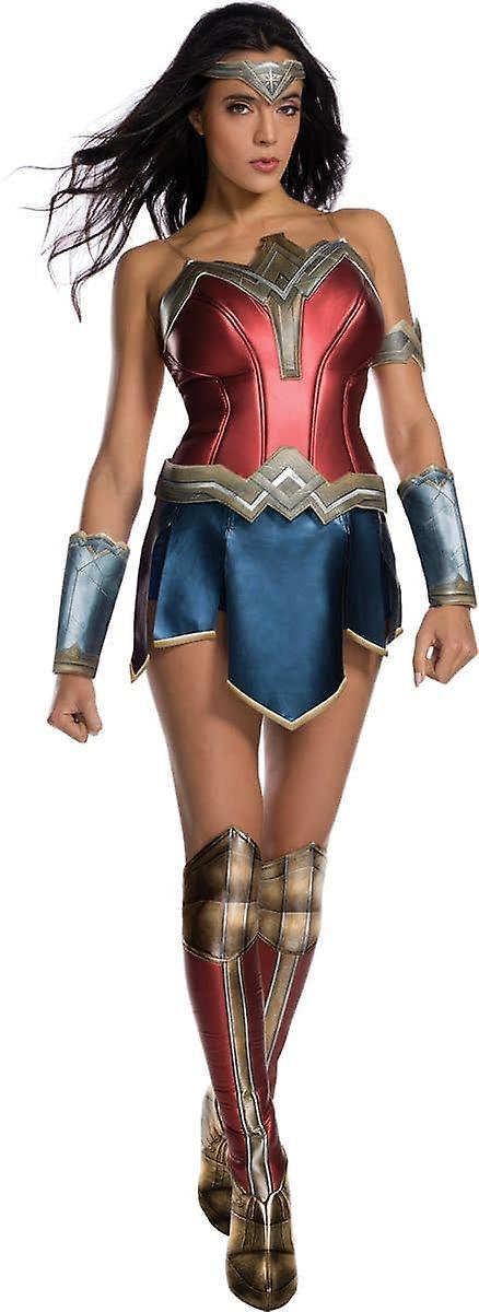 Prestige Wonder Woman Adult Costume red/gold/blue Large