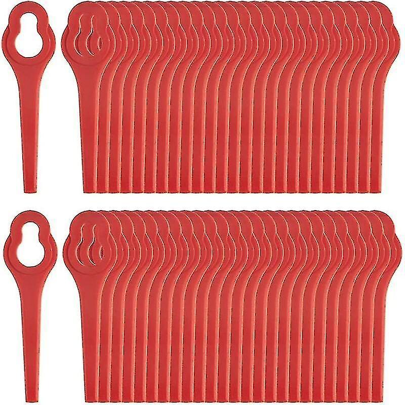 Niutuo 50Pcs Blades Compatible For Ferrex Aldi Far 20-i Edger, Replacement Blades For Ferrex Cordless Edger FT