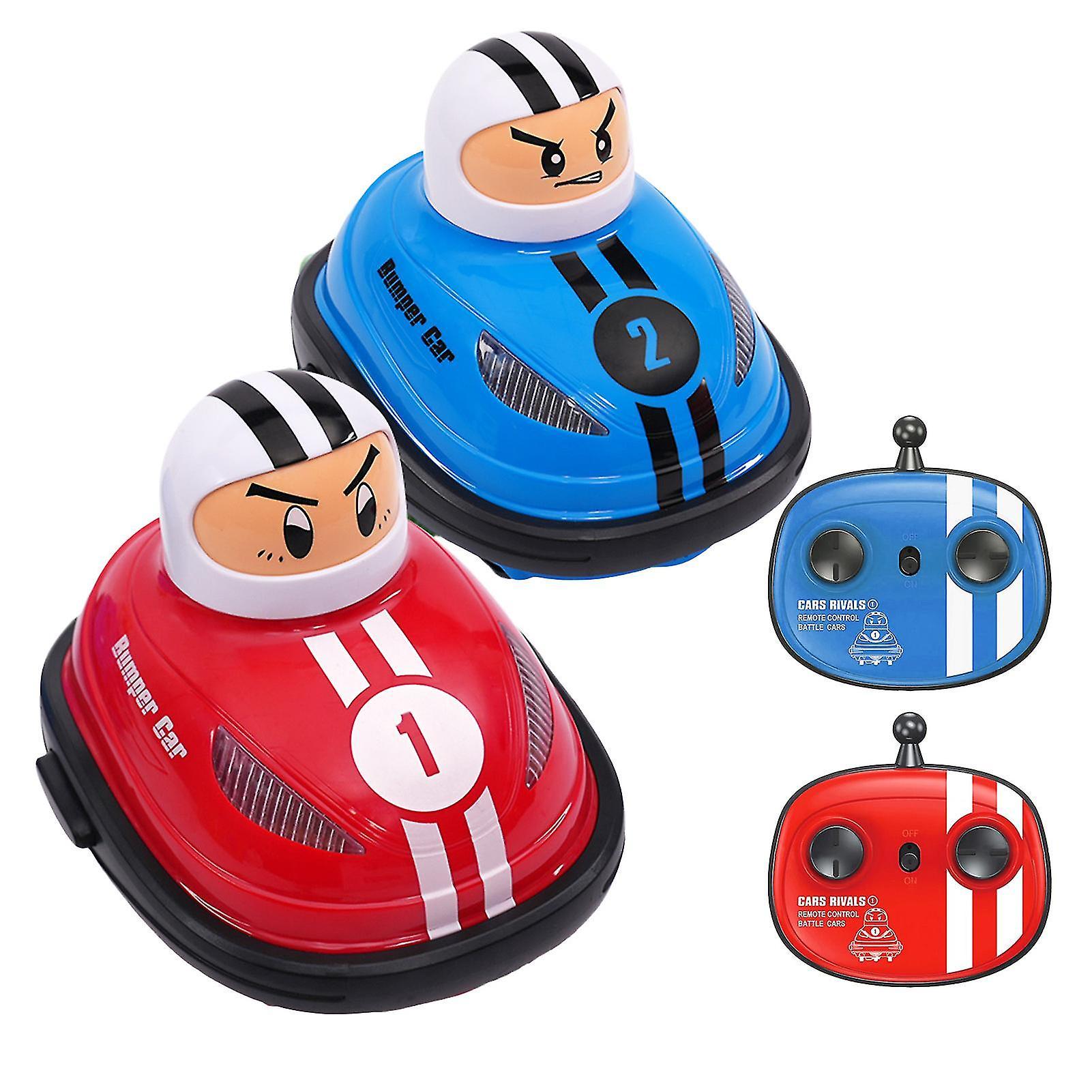 Aswei 1 Set Speed Bumper Cars Toy Mini Remote Controlled Ejectors Vehicles With Remote Controller