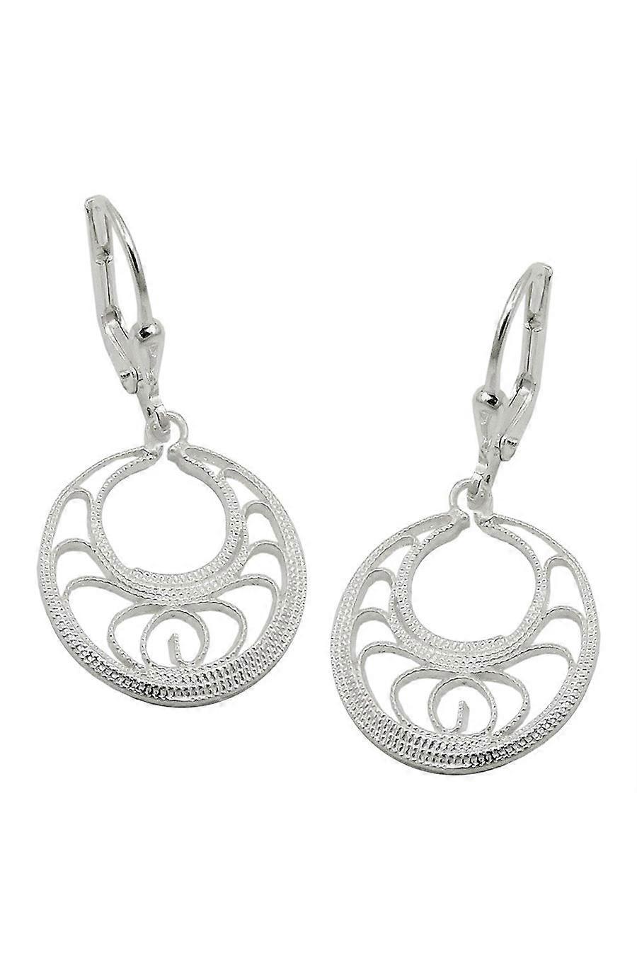 Gallay Leverback Earrings Round Silver 925 - Gl93663