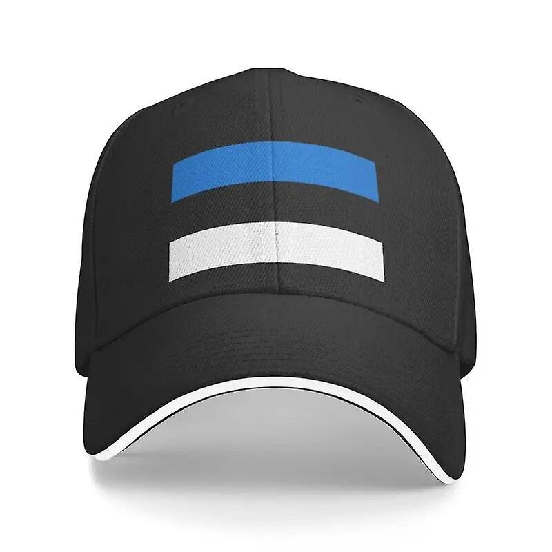 Cciyu Classic Unisex Flag Of Estonia Baseball Cap Adult Adjustable Dad Hat Men Women Hip Hop black