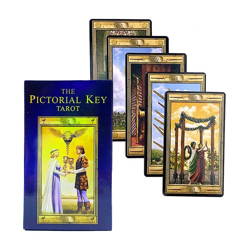 Unbrand The Pictorial Key Tarot Card Prophecy Divination Deck Family Party Board Game Colorful one size